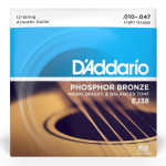 D'ADDARIO EJ38 PHOSPHOR BRONZE LIGHT 12-STRING (10-47) струни для акустичної гітари